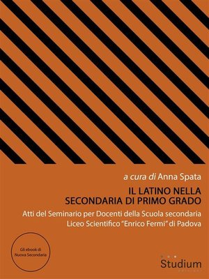 cover image of Il Latino nella secondaria di primo grado